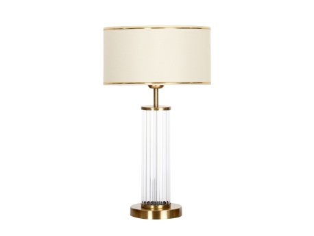 OPVIQ Stona lampa Nuuk Ayakli Glass Black Gold v2