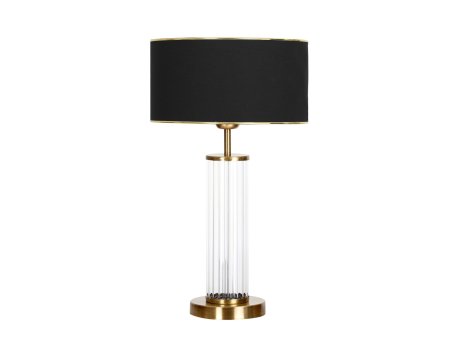 OPVIQ Stona lampa Nuuk Ayakli Glass Black Gold