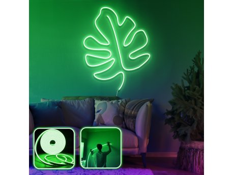 OPVIQ Zidna LED dekoracija Leaf Large Green