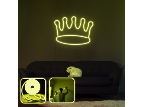 OPVIQ Zidna LED dekoracija King Large Yellow