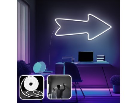 OPVIQ Zidna LED dekoracija Arrow Large White