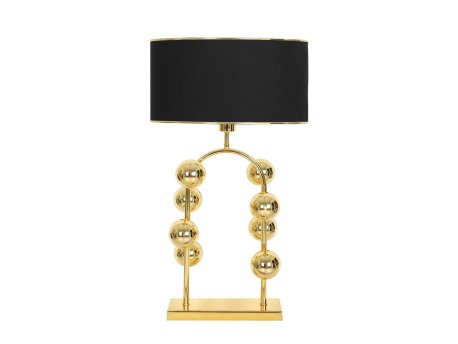 OPVIQ Stona lampa Cabil Gold Black
