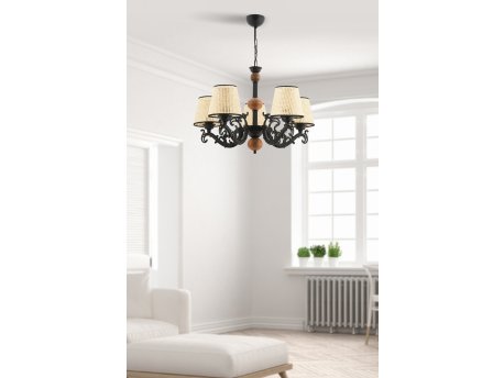 OPVIQ Luster Fiona Coral Wood Black White Cream