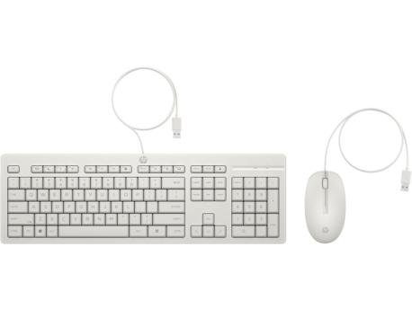 HP 225 miš + tastatura, žični set, SR raspored, bela boja (86J24AA)