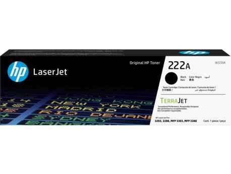 HP 222A Black Original LaserJet Toner Cartridge (W2220A)