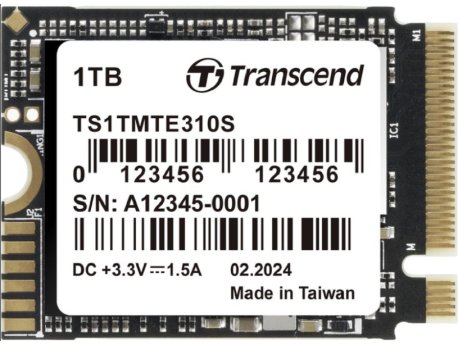 TRANSCEND 1TB M.2 2230 NVMe SSD TS1TMTE310S
