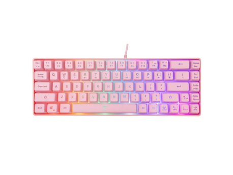 WHITE SHARK Ronin Roze US Žičana gejming tastatura