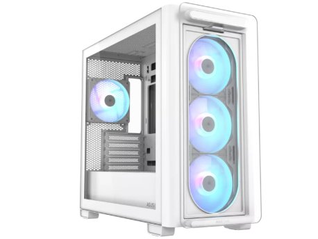 ASUS A23 PLUS TG ARGB microATX kućište belo