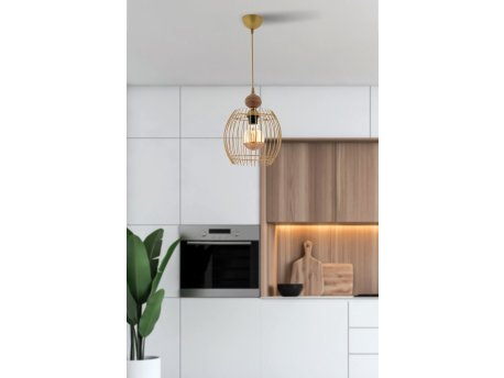 OPVIQ Visilica Lillian Wood Gold Natural