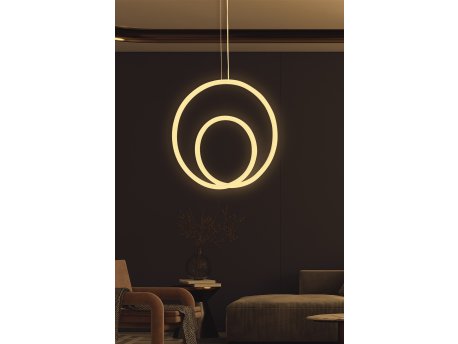 OPVIQ LED luster Geminorus White Yellow Light