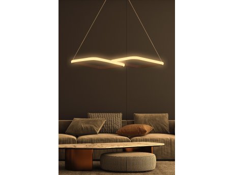 OPVIQ LED luster Puppis Black Yellow Light