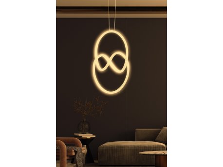 OPVIQ LED luster Yin Yang White Yellow Light
