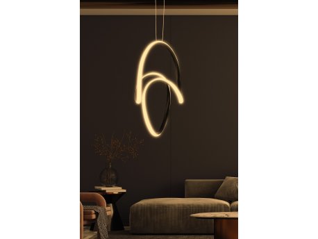 OPVIQ LED luster Yin Yang Black Yellow Light