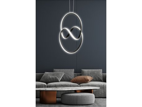 OPVIQ LED luster Yin Yang Black White Light
