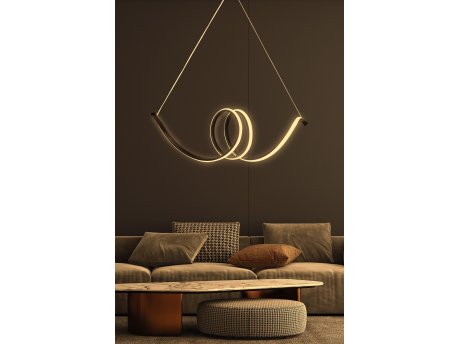 OPVIQ LED luster Eridani Black Yellow Light