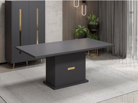 HANAH HOME Trpezarijski sto Jose Anthracite