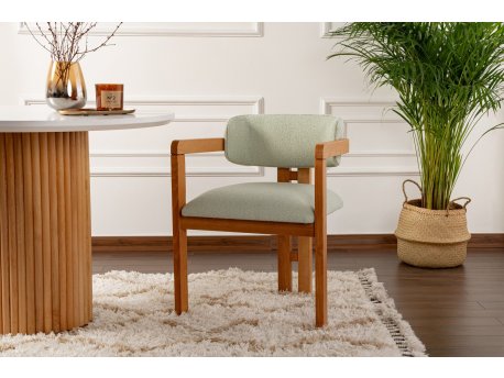 HANAH HOME Trpezarijska stolica Mistral Oak Mint