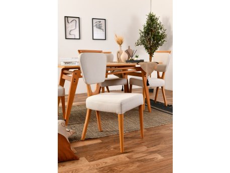 HANAH HOME Set 2 stolice Palace v2 Cream