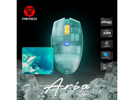 FANTECH Mis Wireless Gaming XD7 Aria plavi sa podlogom Fantech MP353 Agile plava