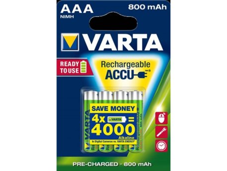 VARTA RECHARGE ACCU POWER AAA 800mAh NiMH blister 4 komada