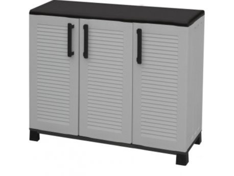 Artplast F100 B plastični orman sivi 90x102x37 cm OUTLET
