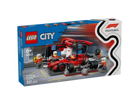 LEGO 60443 F1® pitstop i ekipa sa Ferrari formulom