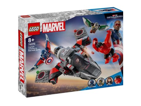 LEGO 76292 Borba Kapetana Amerike protiv Crvenog Hulka