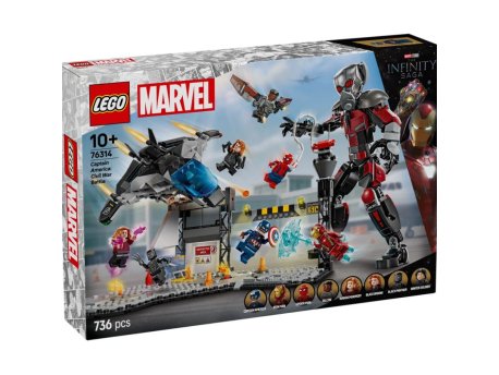 LEGO 76314 Kapetan Amerika: Građanski rat – akciona bitka
