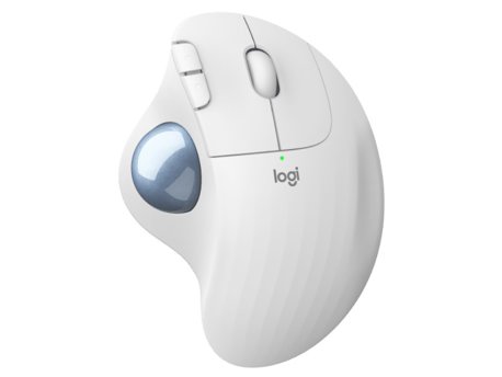 LOGITECH M575s ERGO Bluetooth Trackball Offwhite Blue ball miš