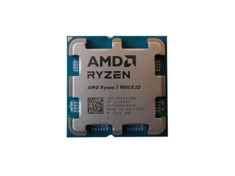AMD Ryzen 7 9800X3D 8 cores do 5.2GHz Tray