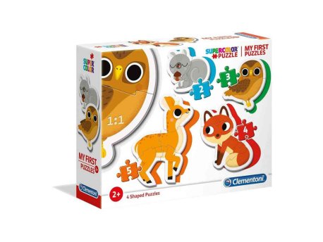 DEXY CO MY FIRST PUZZLES 2-3-4-5 Forest Animals