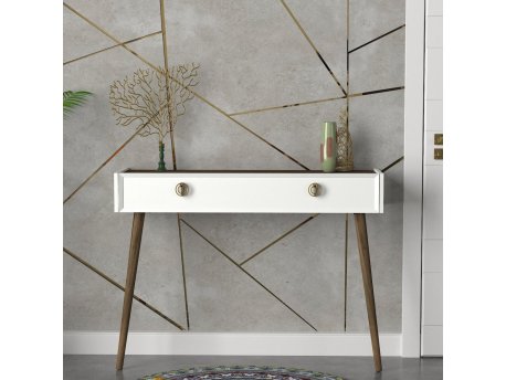 HANAH HOME Komoda Nadya, White Walnut OUTLET