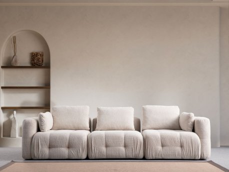 Atelier del Sofa Amaris 3 Seater Beige sofa sa 3 sedišta