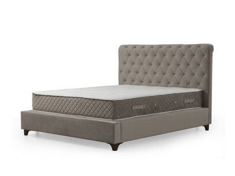 HANAH HOME Deluxe Set 140 x 200 Beige Dvostruki dušek, baza i uzglavlje