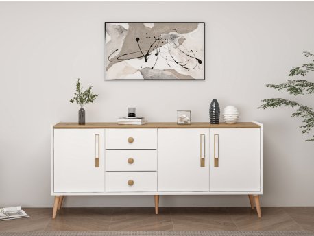 HANAH HOME Komoda Mitra White