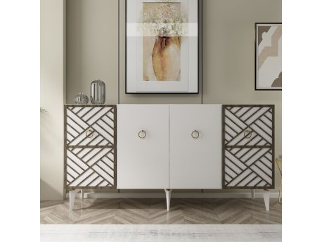 HANAH HOME Komode Vesta White