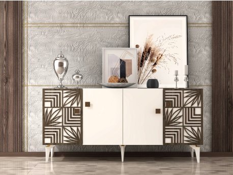 HANAH HOME Komoda Midia White