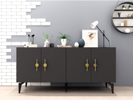 HANAH HOME Komoda Zenit Anthracite