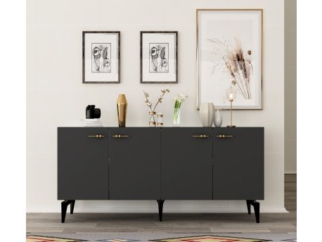 HANAH HOME Komoda Ruya Anthracite