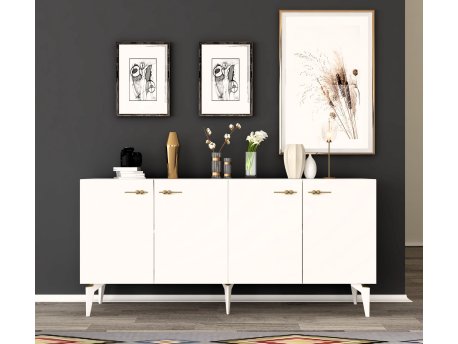 HANAH HOME Komoda Ruya White