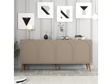 HANAH HOME Komoda Lyon 81 Atlas Walnut