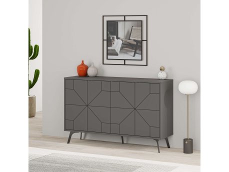 HANAH HOME Komoda Dune - Anthracite