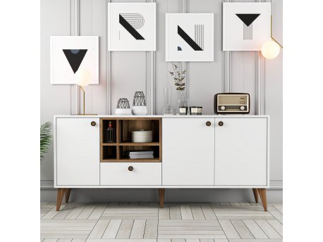 HANAH HOME Komoda Napoli White