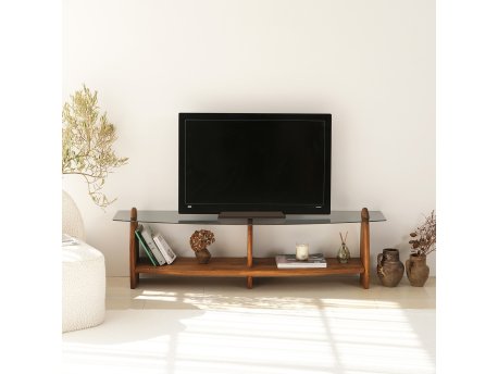 HANAH HOME TV polica Surf Chesnut Fume