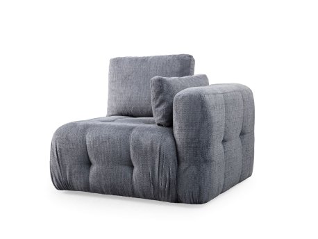 Atelier del Sofa Amaris 1R Grey 1-Seat Sofa