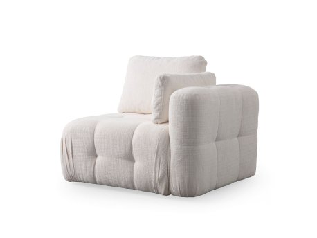 Atelier del Sofa Amaris 1R White 1-Seat Sofa