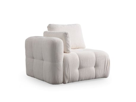 Atelier del Sofa Amaris L1 White 1-Seat Sofa