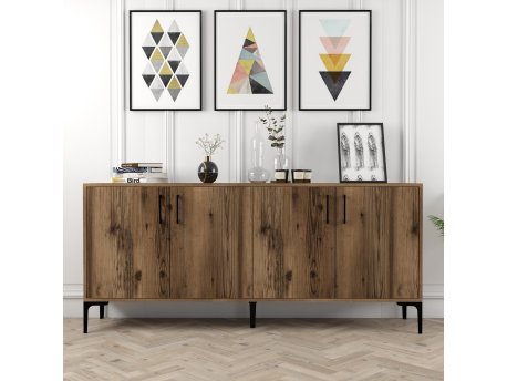 HANAH HOME Komoda Kiev Walnut