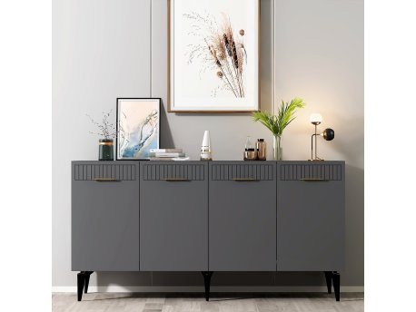 HANAH HOME Komoda Alvin Anthracite