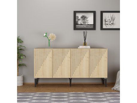 HANAH HOME Komoda Draw Sapphire Oak
